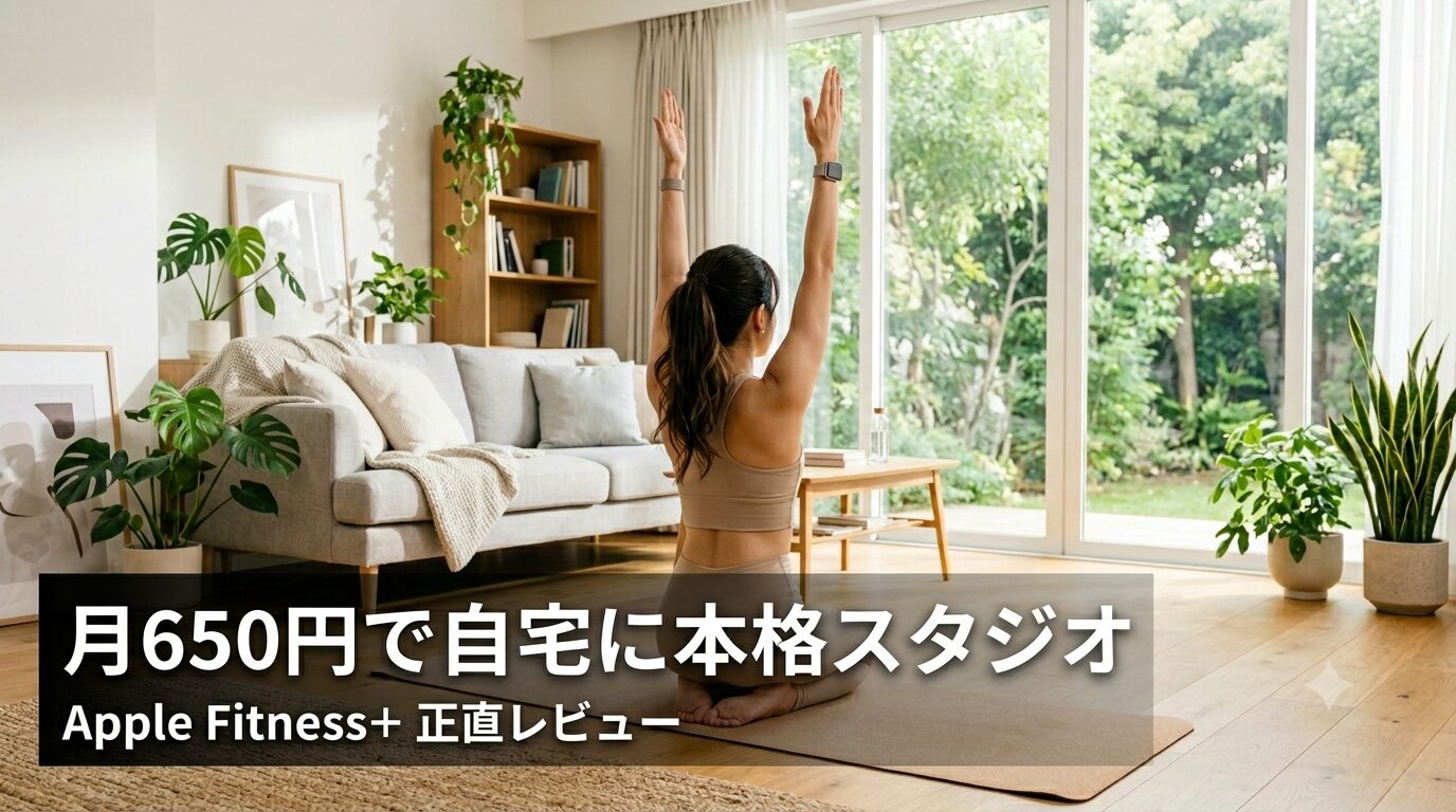 Apple Fitness＋を4ヶ月使った正直レビュー｜3ヶ月無料から年間プランに切り替えた理由