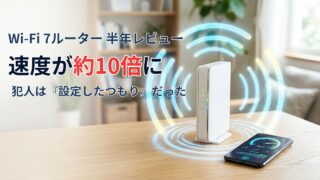 Wi-Fi 7ルーターで速度が約10倍に。でも本当の犯人は「設定したつもり」だった|Buffalo WSR3600BE4P半年レビュー